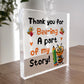 Teacher Gifts for Women Men Thank You Acrylic Block Heartwarming