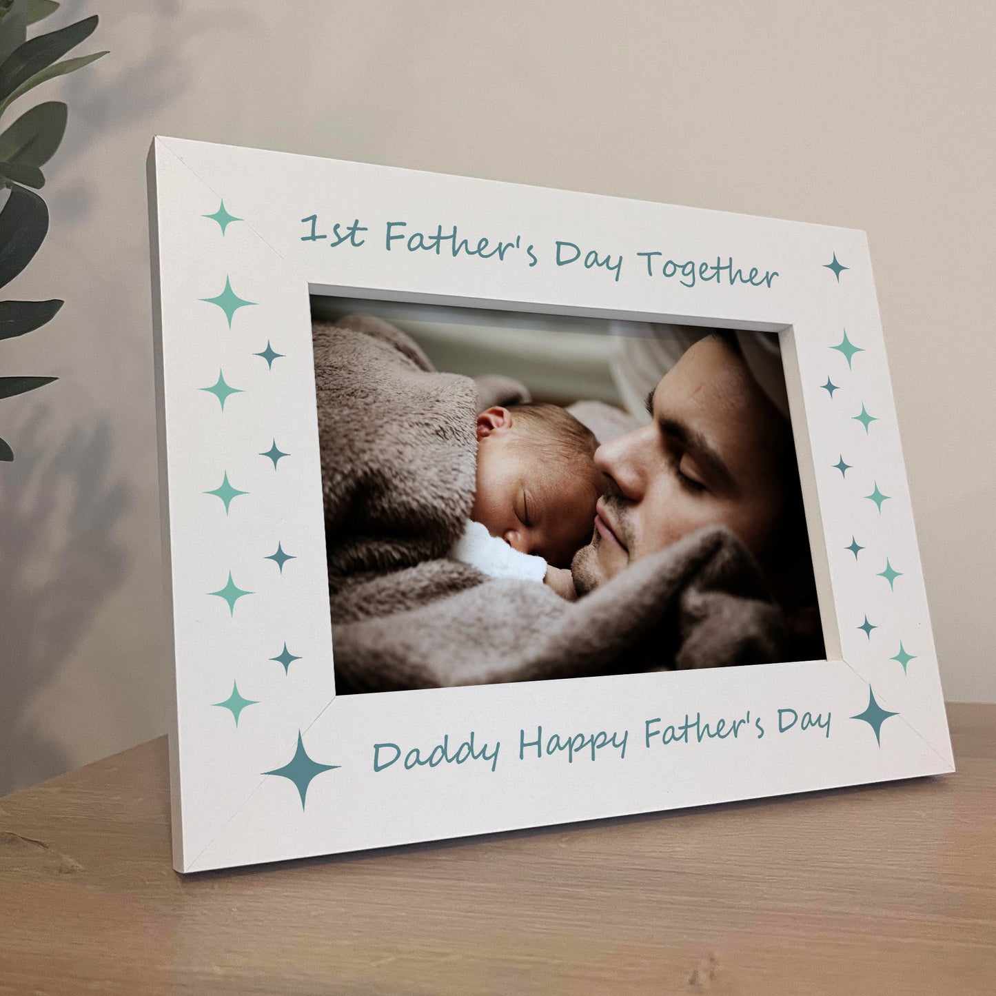 1st Fathers Day Gift For Dad Daddy First Fathers Day Together