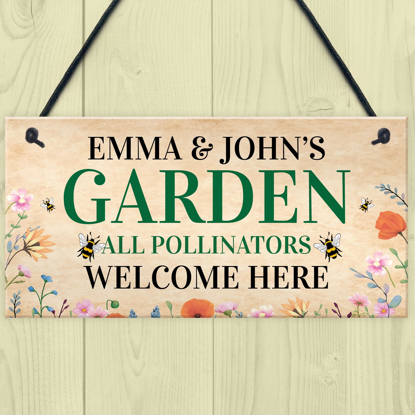 Personalised Garden Signs and Plaques for Outside Garden Signs