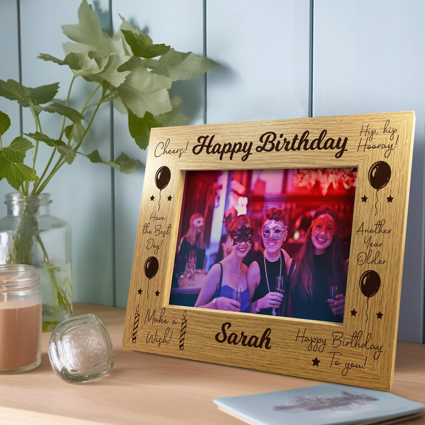 Birthday Personalised 7x5 Frame Gifts For Him Her Colleagues