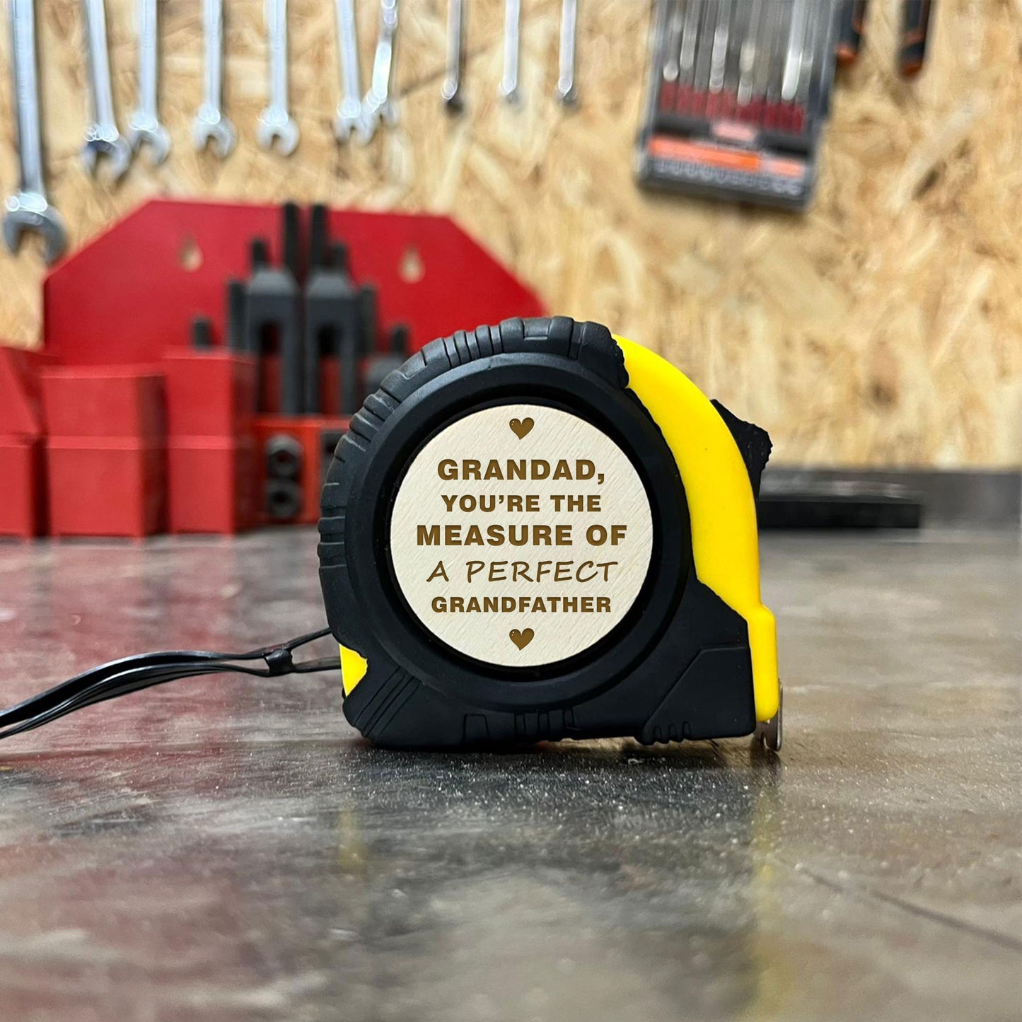 Grandad DIY Gifts Engraved Tape Measure Gift For Him Birthday