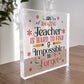 Hard To Find Impossible To Forget Gift For Teacher Thankyou Gift