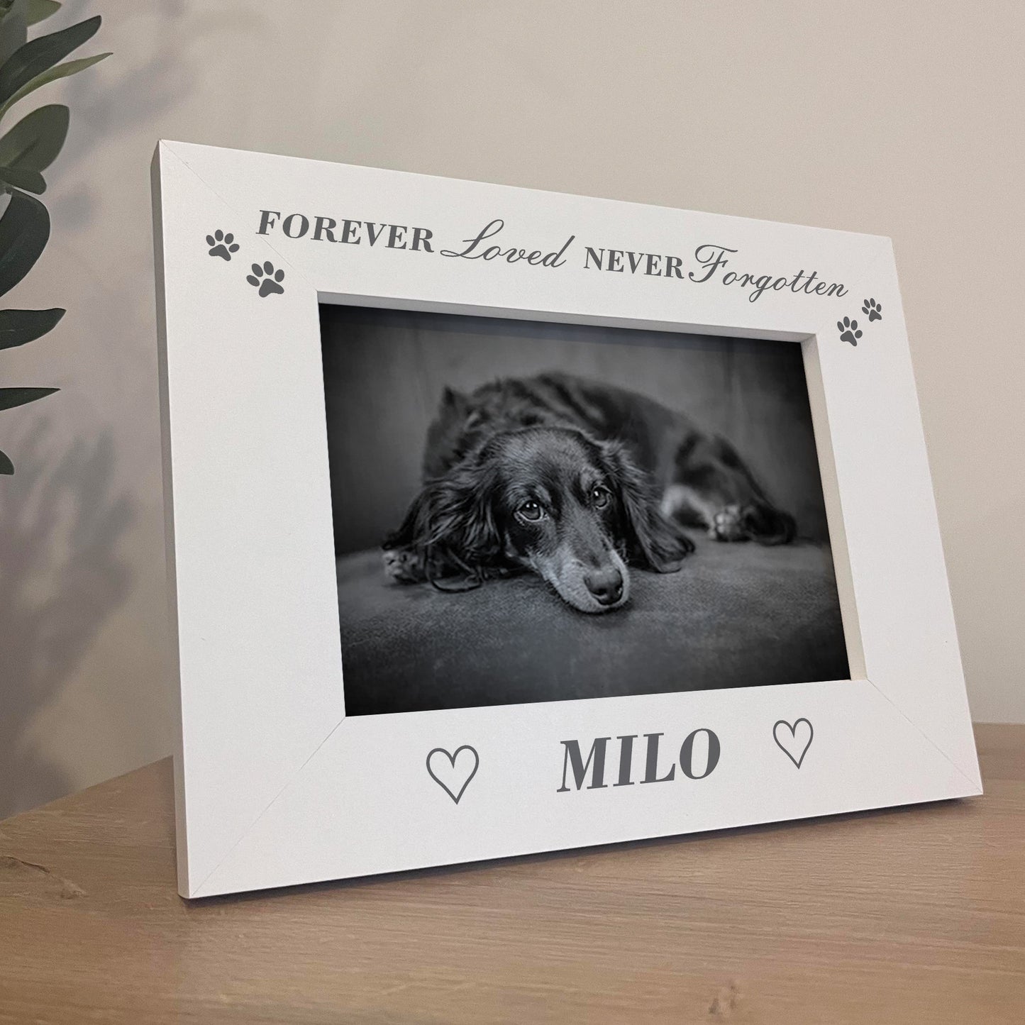 Personalised Memorial Photo Frame For Dog Pet In Memory Gift