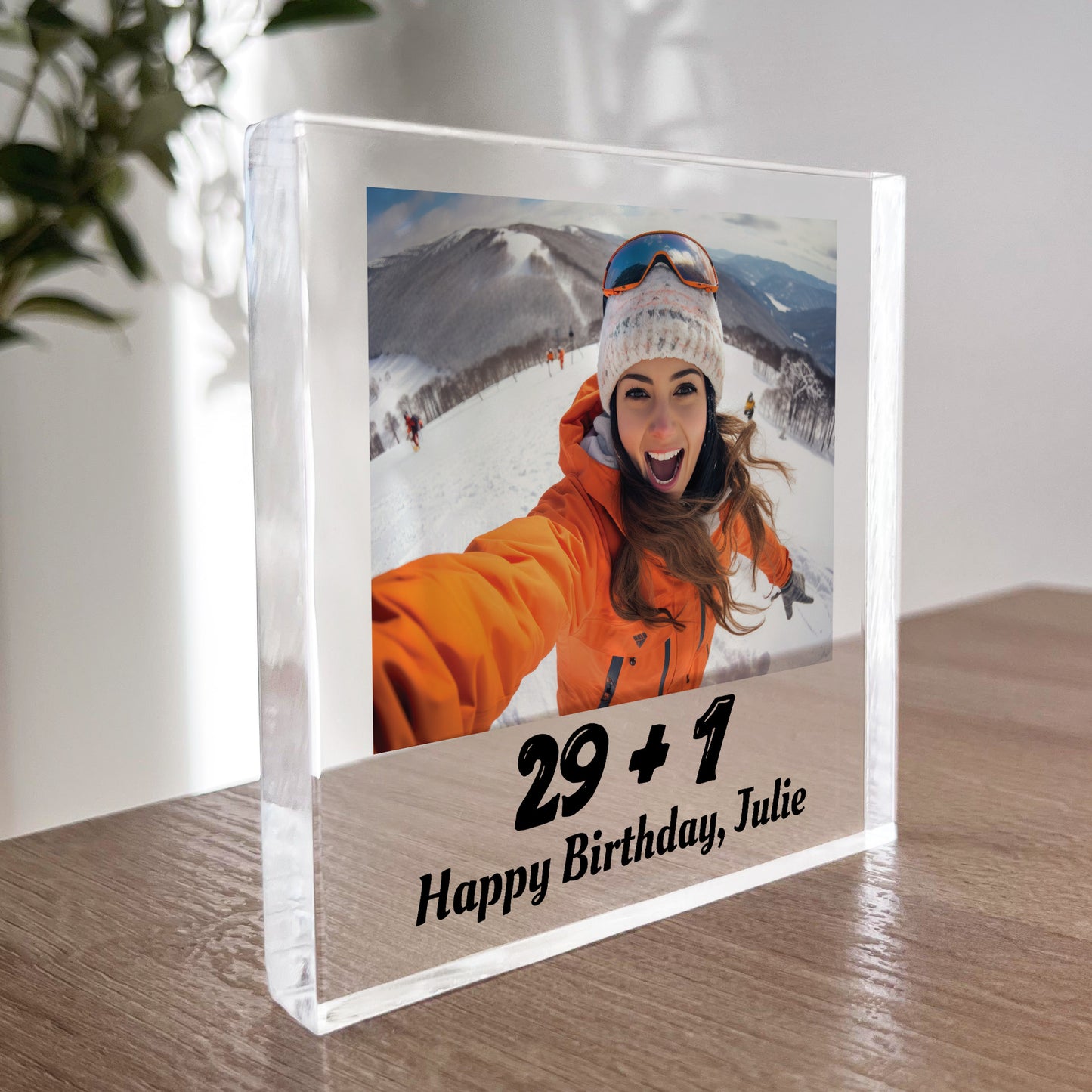 Funny 30th Birthday Gift For Him Her Personalised Photo Block