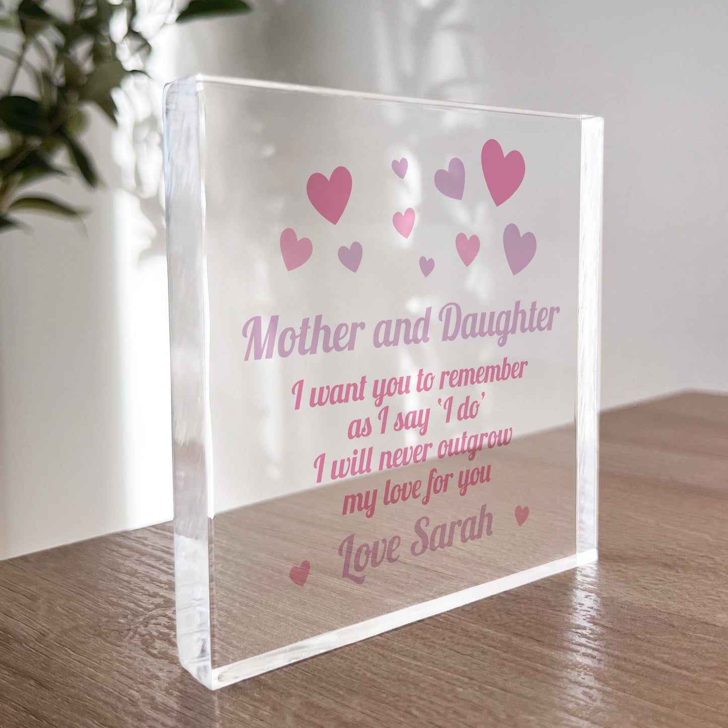 Gift For Mother Of The Bride Personalised Wedding Day Gift Mum