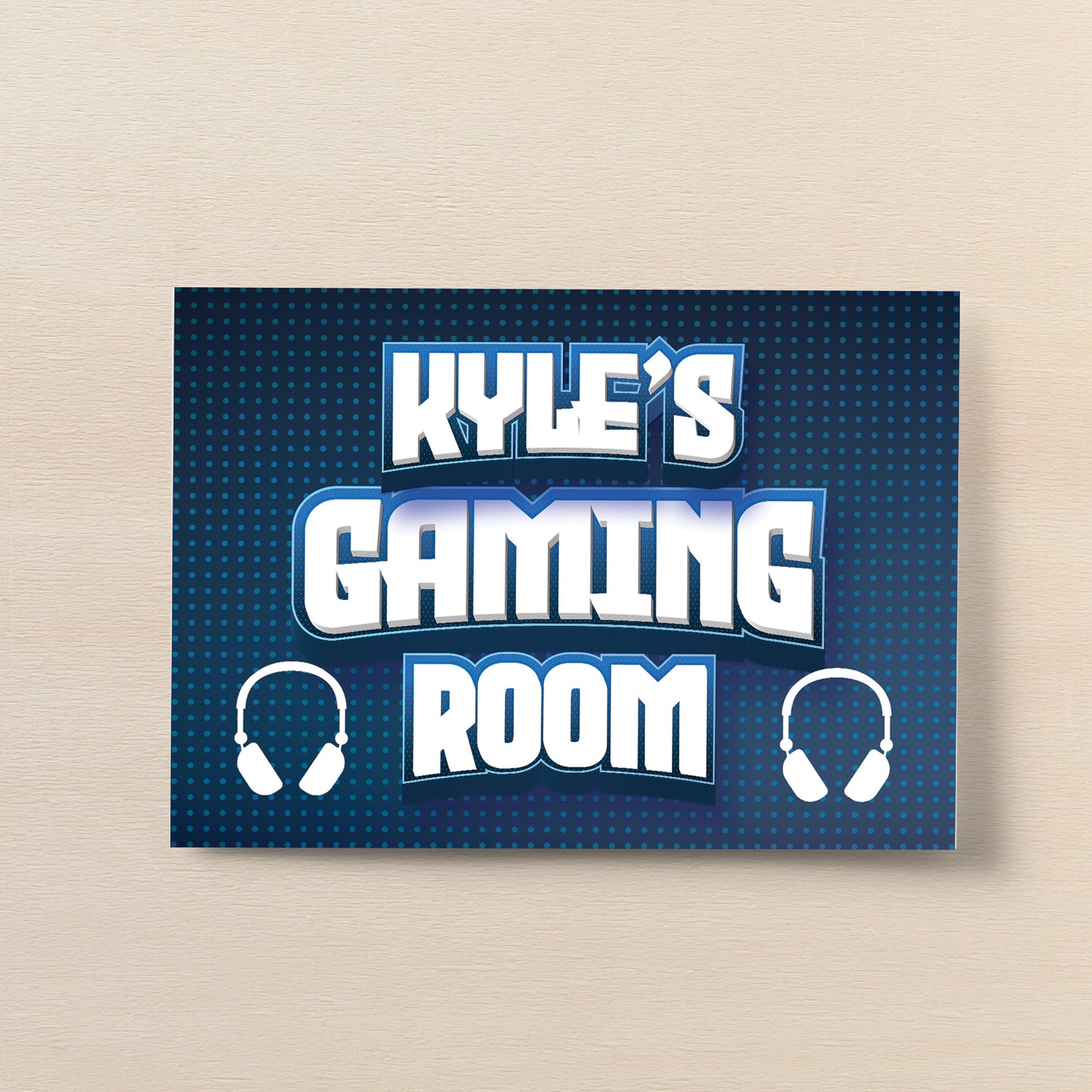 Personalised Gaming Room Print Gaming Wall Art Boys Bedroom