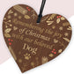 Dog Memorial Christmas Bauble Wood Tree Decoration Pet Memorial