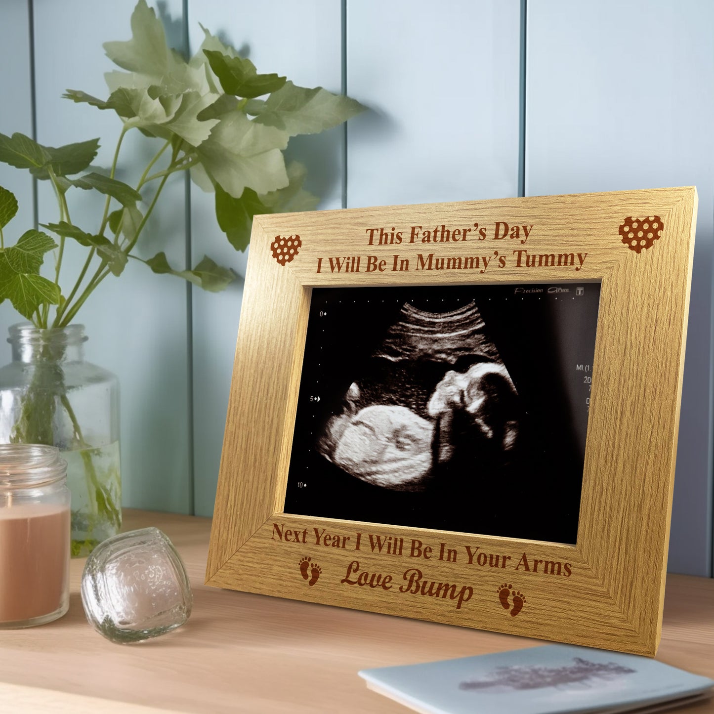 Fathers Day Gift For Daddy To Be Baby Scan Photo Frame Gift