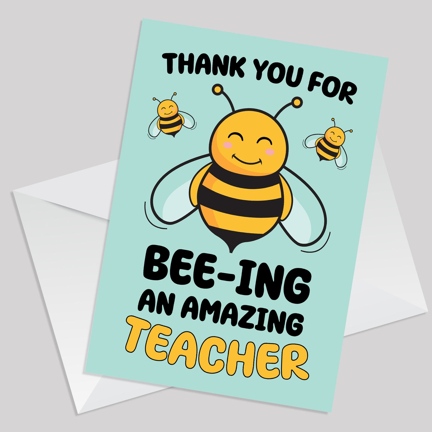 Card For Teacher End Of Year Thank You Cards For Teacher Nursery