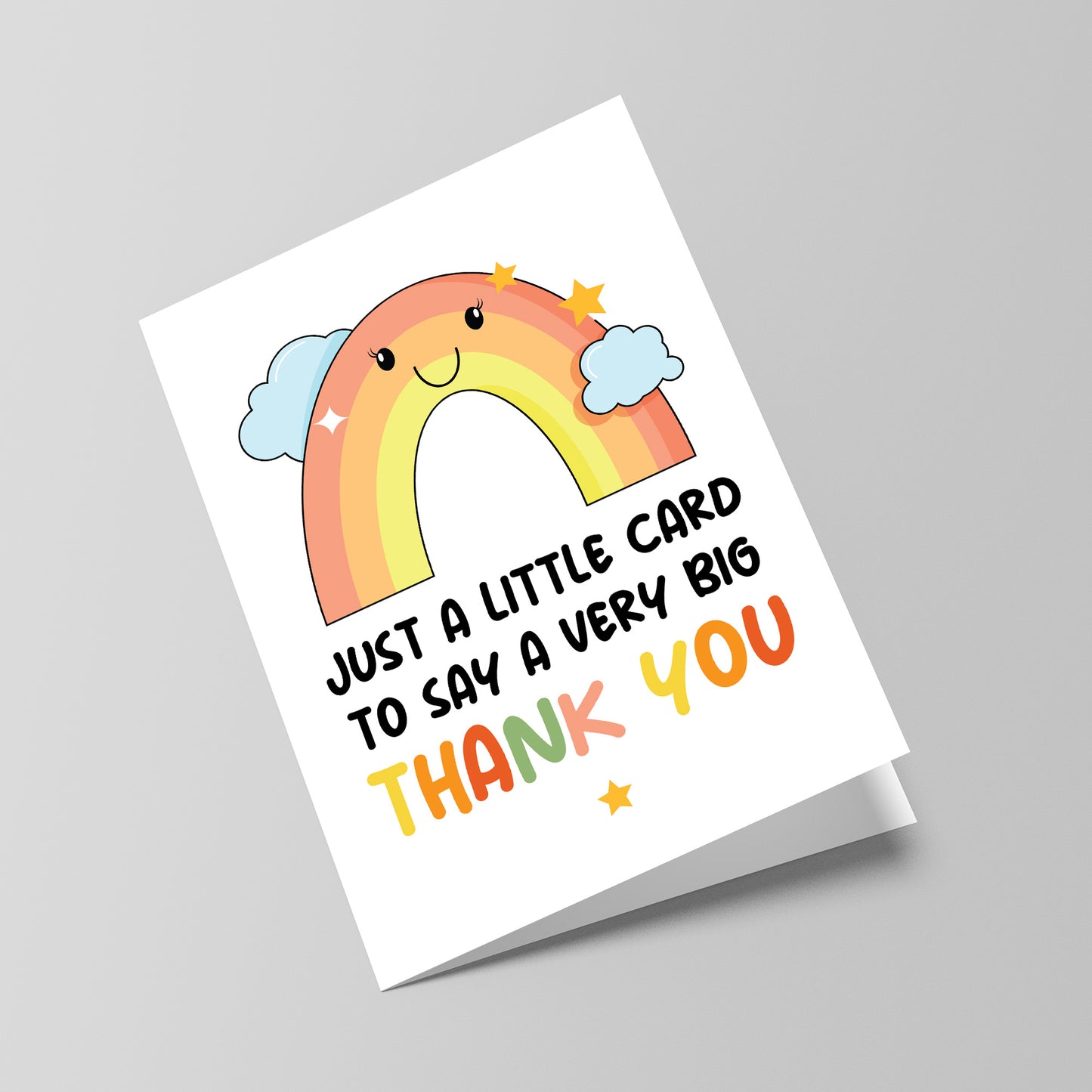 Thank You Card For Teacher Teaching Assistant Tutor Mentor