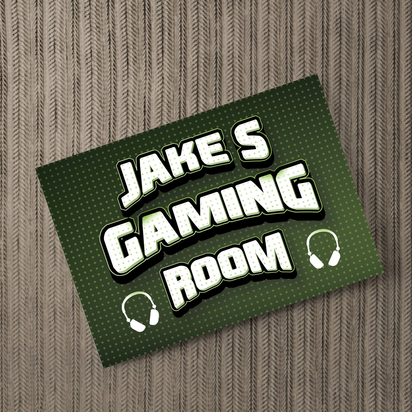 Gaming Room Print Personalised Gaming Wall Art Boys Bedroom