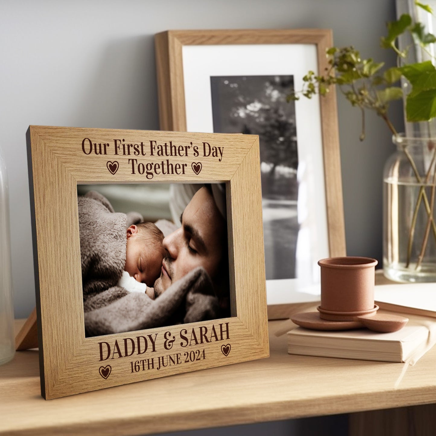 1st Fathers Day Together Gift For Dad Daddy From Daughter Son