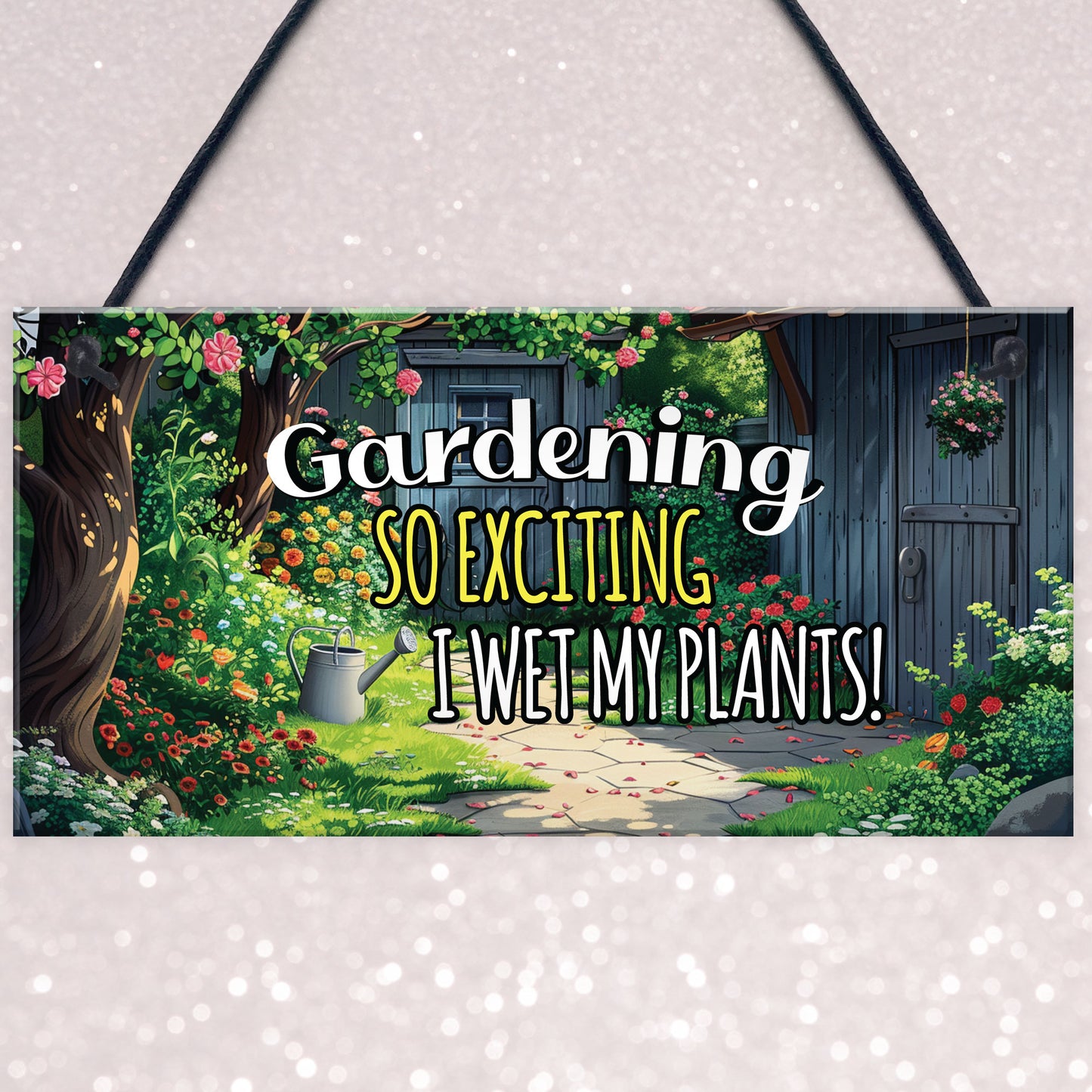 Garden Signs For Outdoor FUNNY GARDEN PLAQUE Summerhouse Sign