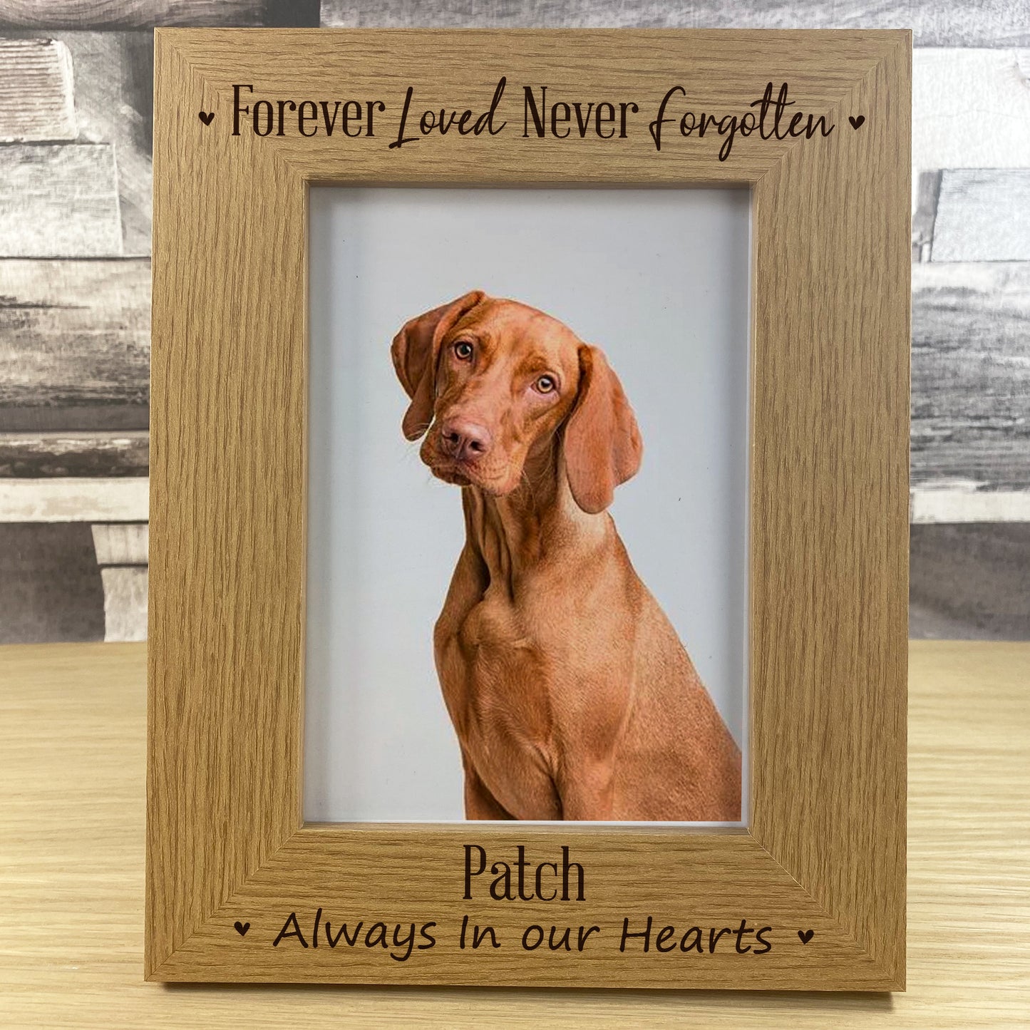 Personalised Pet Memorial 5x7 Frame Pet Memorial Gifts Dog Cat