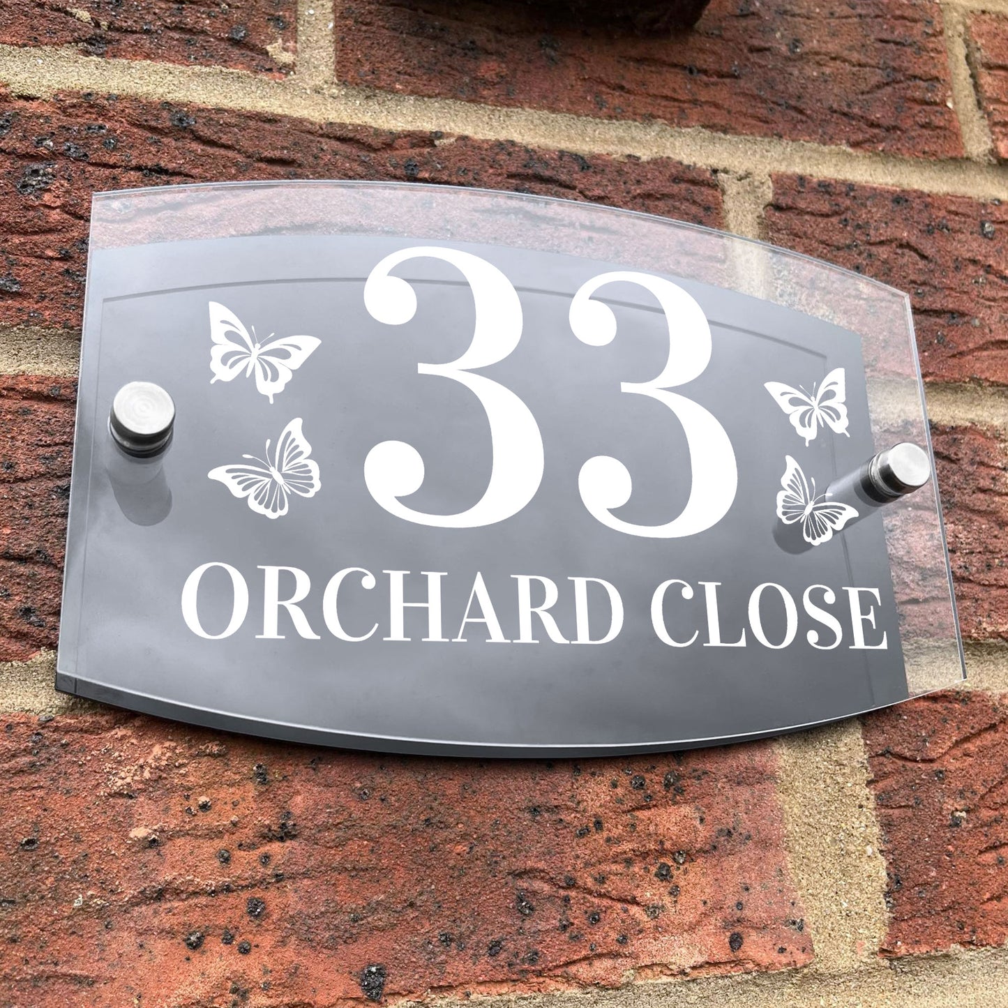 Personalised House Signs Plaques Door Numbers 1 - 9999 Custom