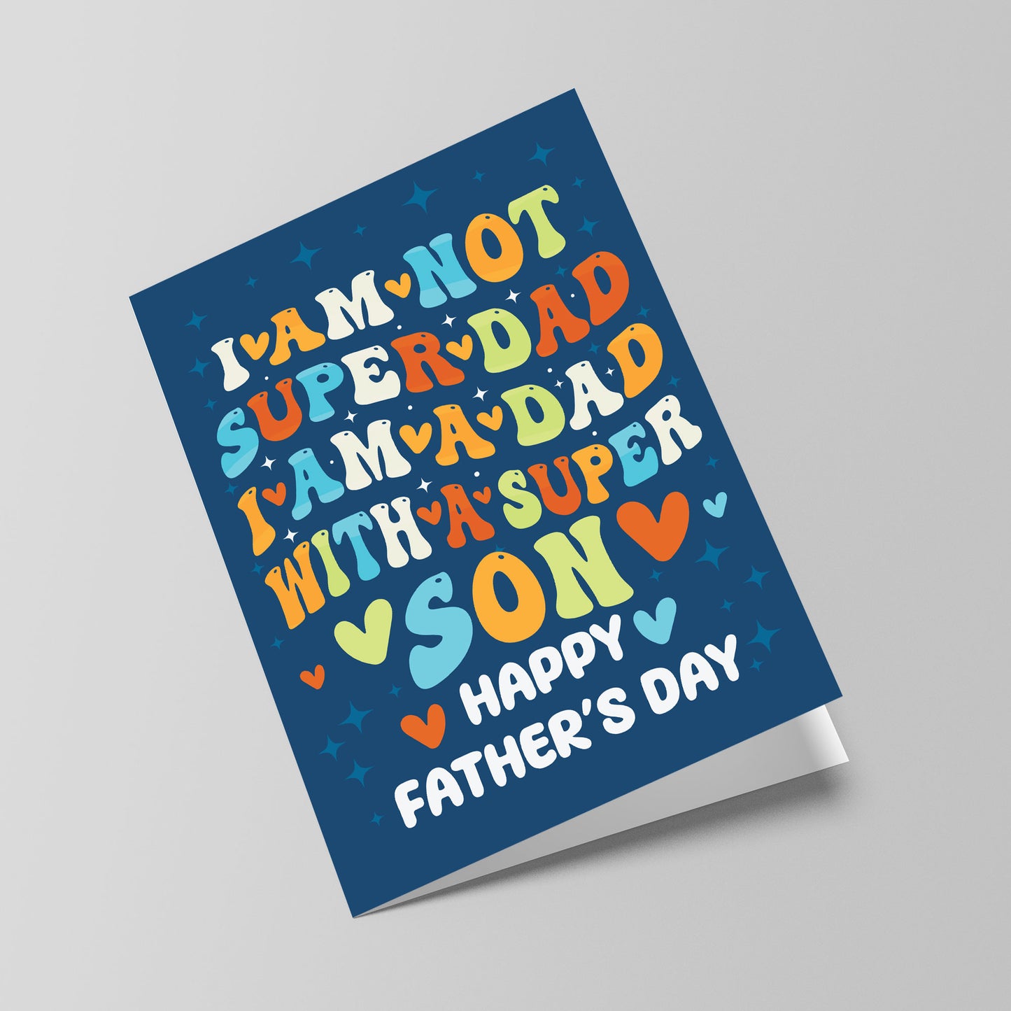 Funny Fathers Day Card From Son FATHERS DAY CARD With Envelope