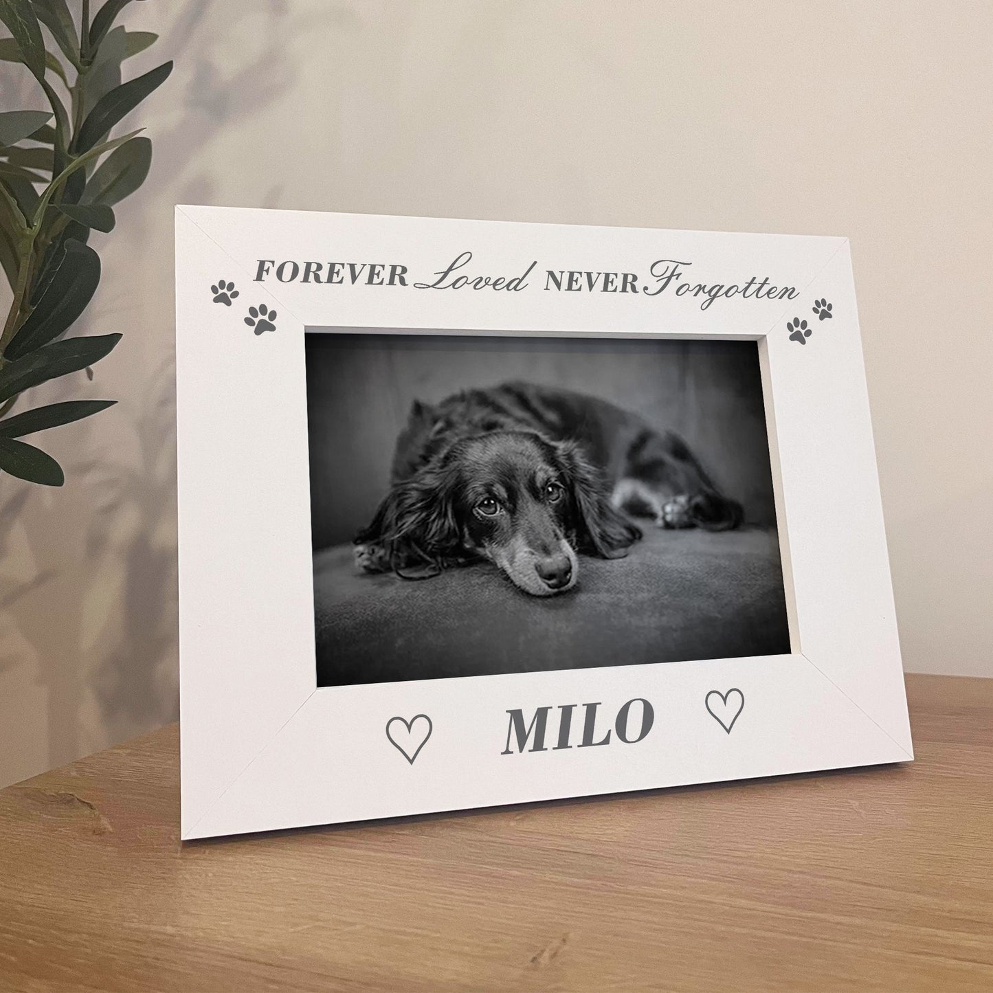 Personalised Memorial Photo Frame For Dog Pet In Memory Gift