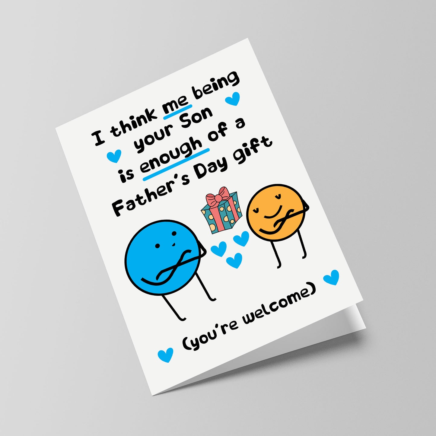 Funny Fathers Day Cards for Dad Daddy Fathers Day Card