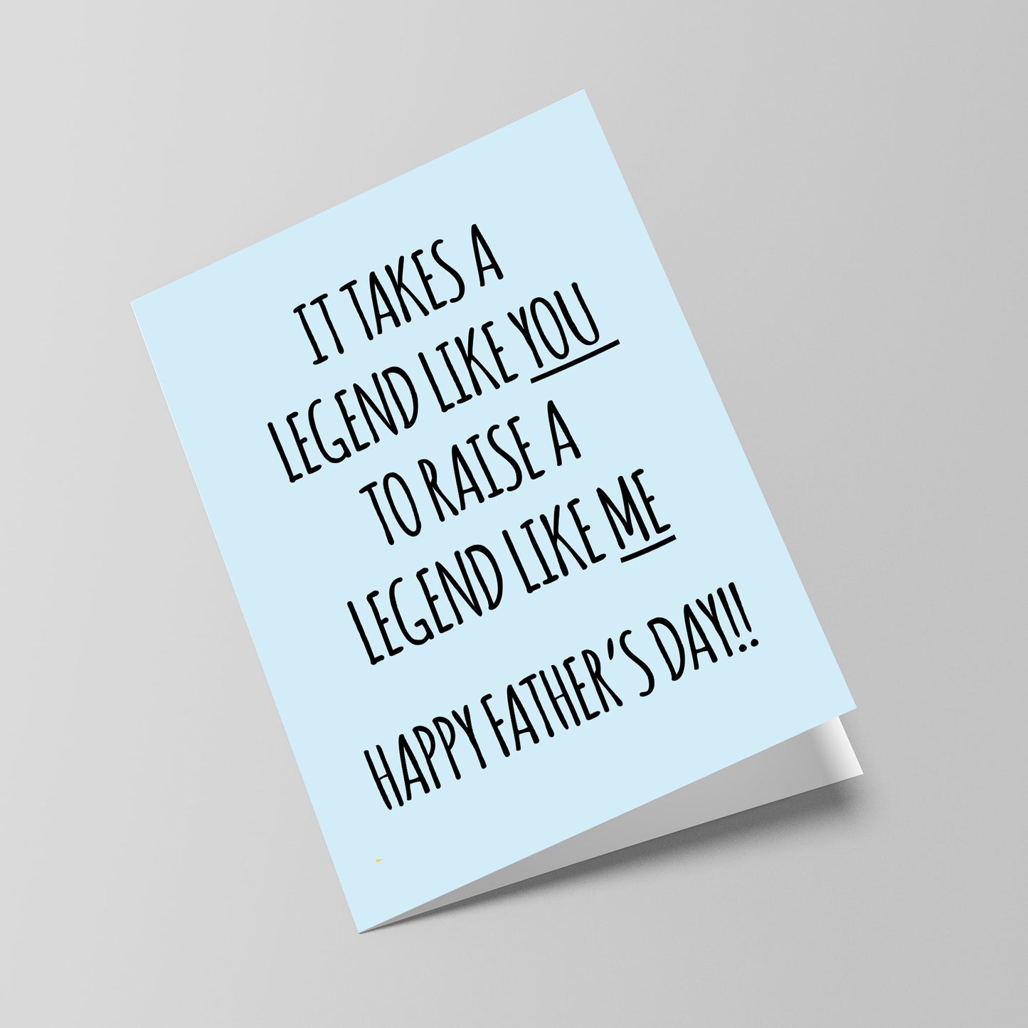 Funny Fathers Day Cards for Dad Card from Son Daughter Legend