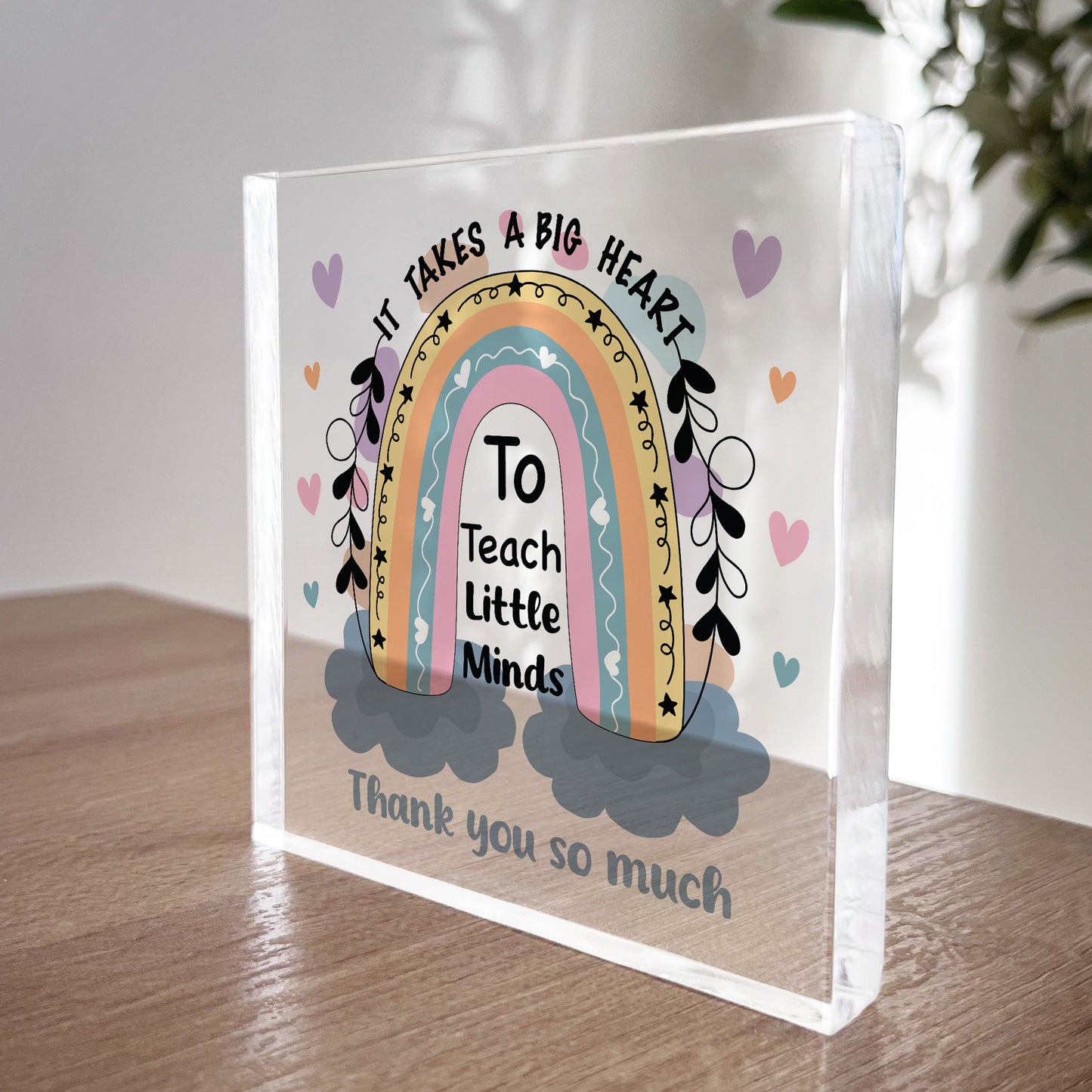 Teacher Gifts Acrylic Block Gifts for Teacher Christmas Birthday