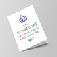 BIG THANK YOU Fathers Day Cards for Dad Card from Son Daughter