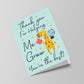 Teacher Thank You Cards A6 Greeting Card With Envelope