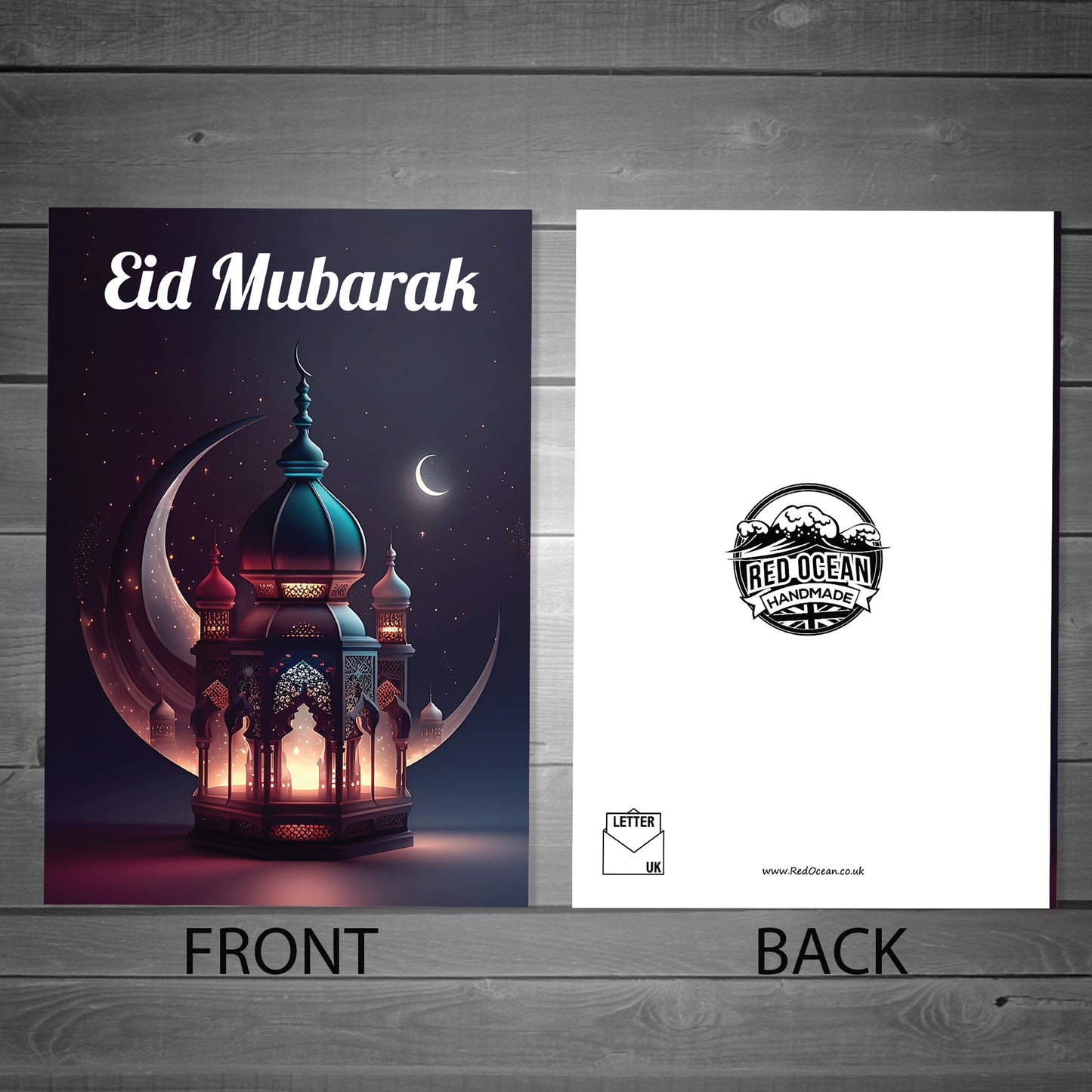 Eid Mubarak Ramadan Greetings Card For Friends Family