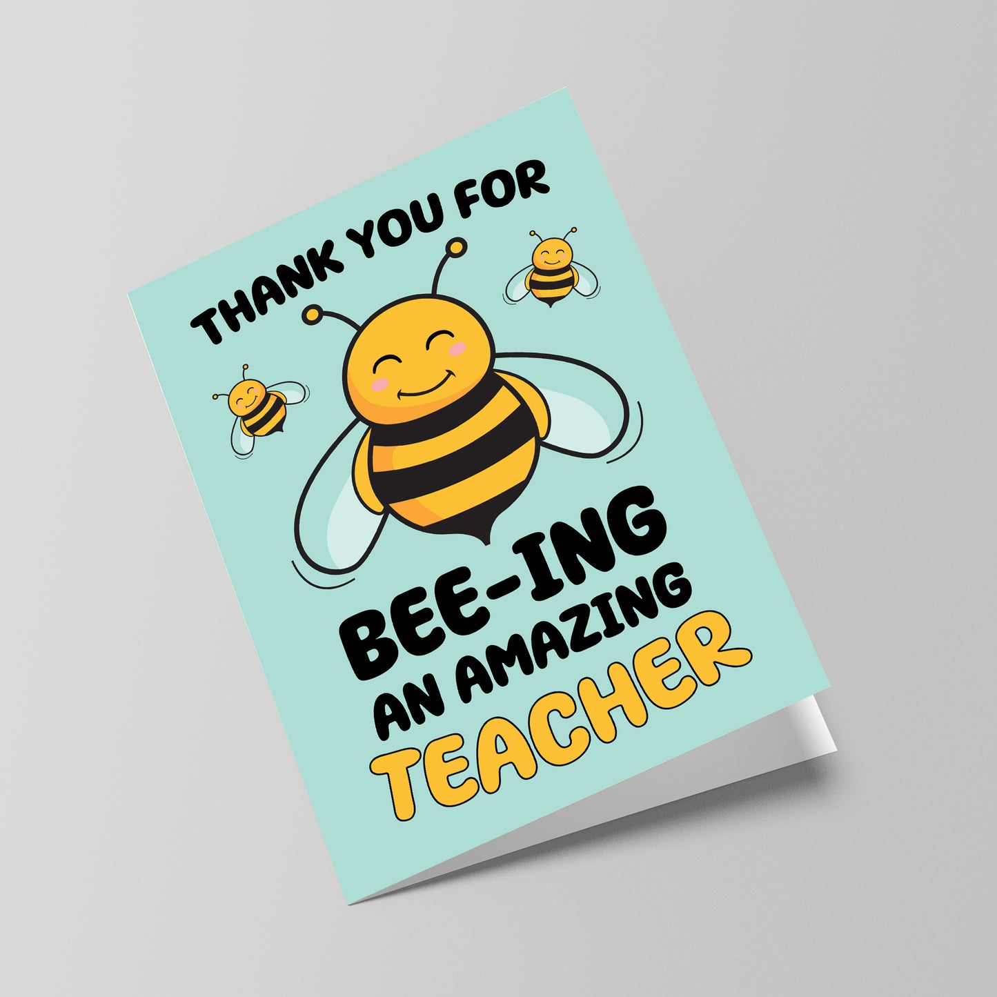 Card For Teacher End Of Year Thank You Cards For Teacher Nursery