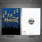 Eid Mubarak Greetings Card For Family Kids Ramadan Card