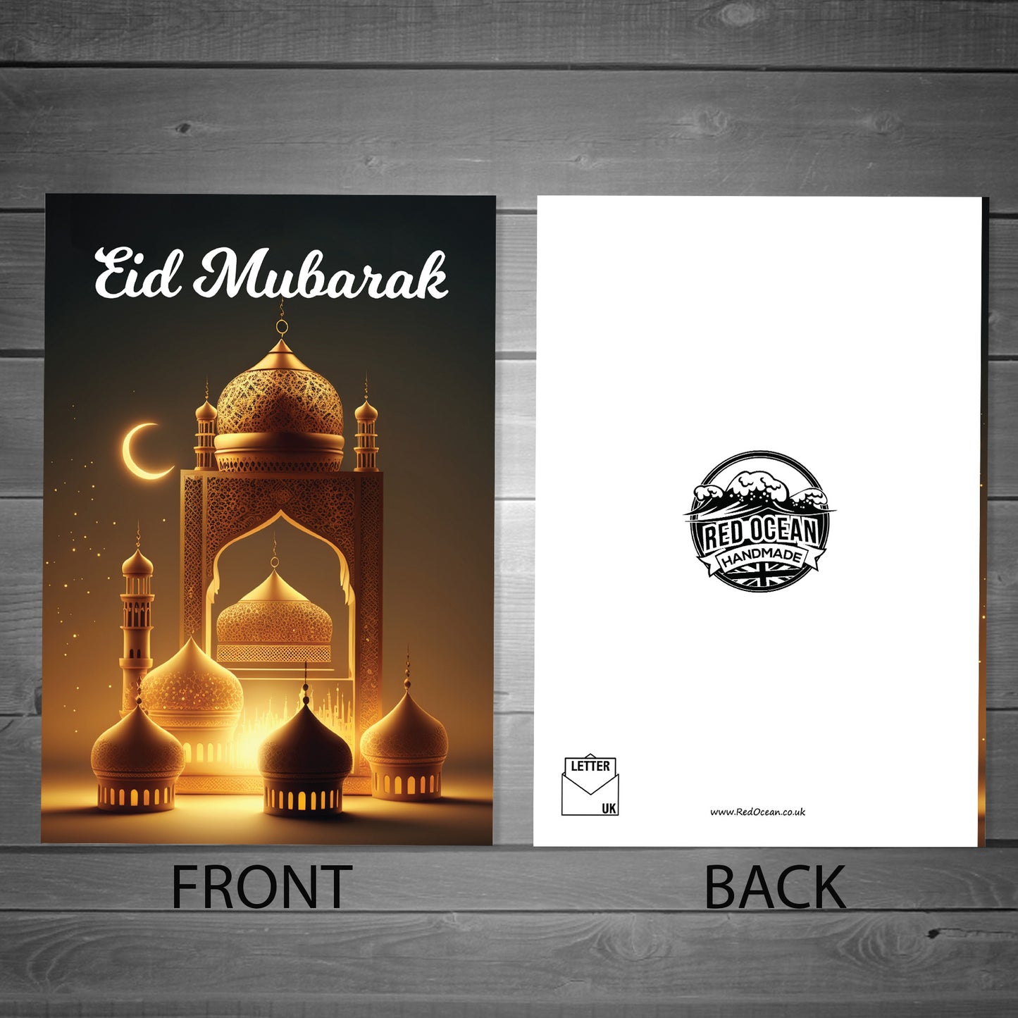 Eid Mubarak Card For Family Ramadan Mubarak Greetings Card