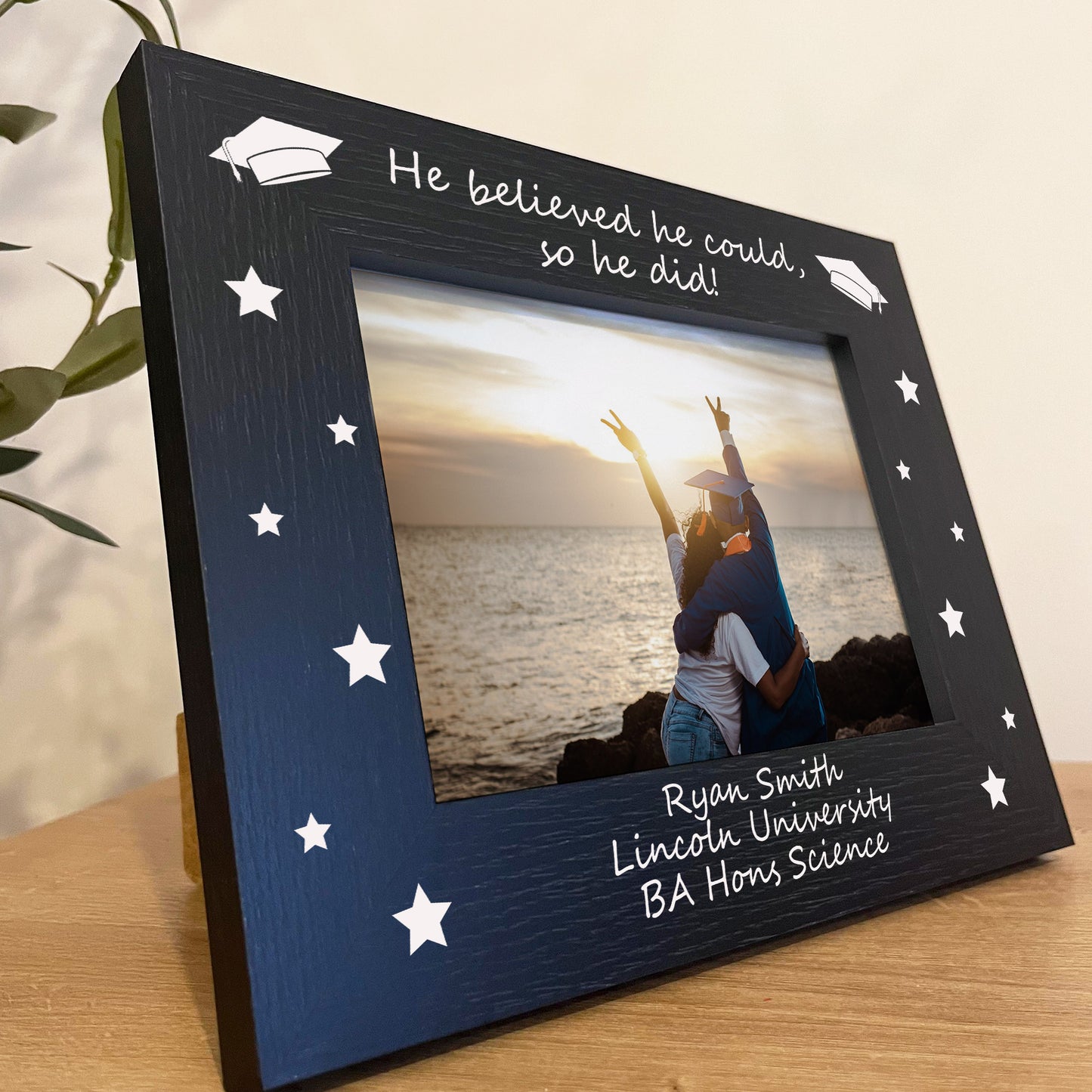 Personalised Graduation Gifts Personalised 7x5 Photo Frame Gift