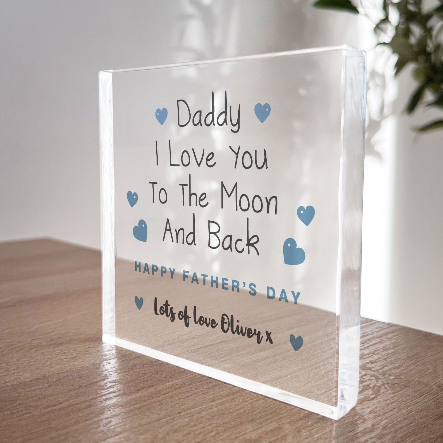 Cute Fathers Day Gift For Daddy From Daughter Son Personalised