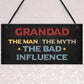 Grandad Gift Novelty Hanging Plaque Fathers Day Birthday Gifts