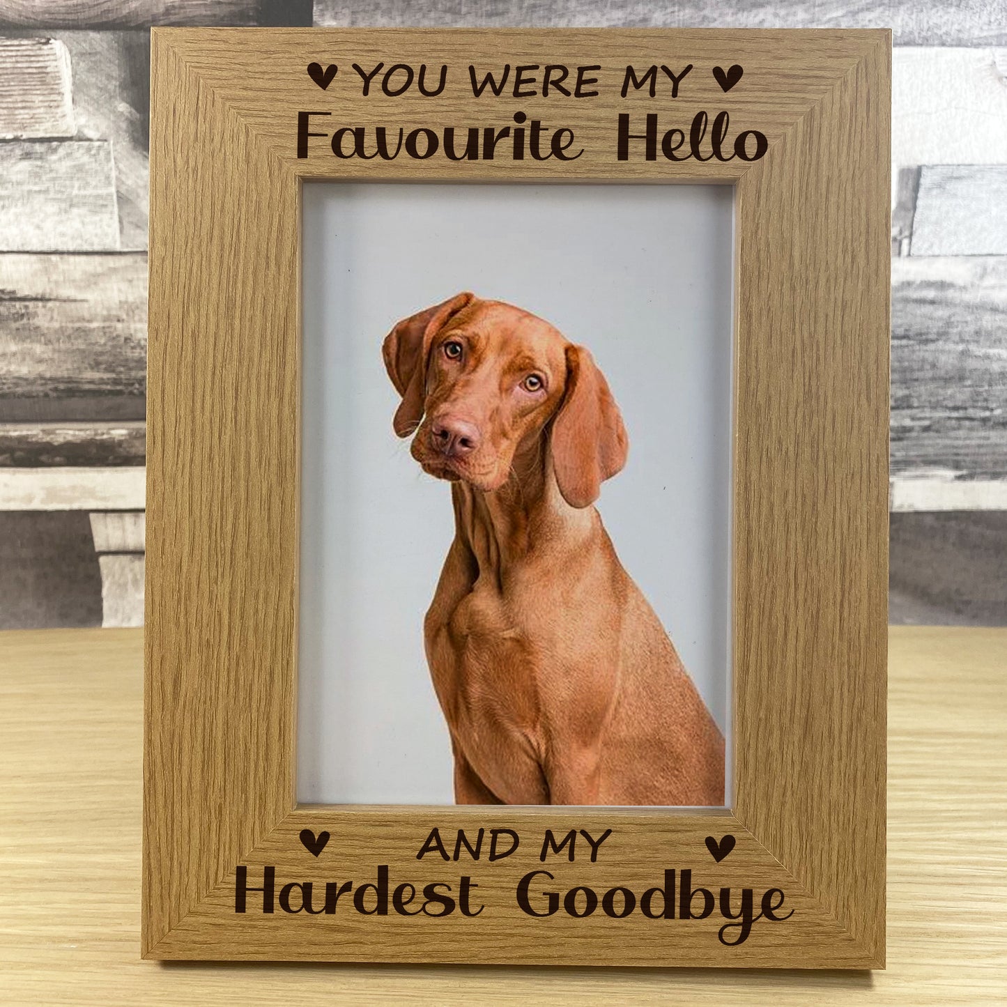 Pet Memorial 5x7 Photo Frame Dog Cat Memorial Remembrance