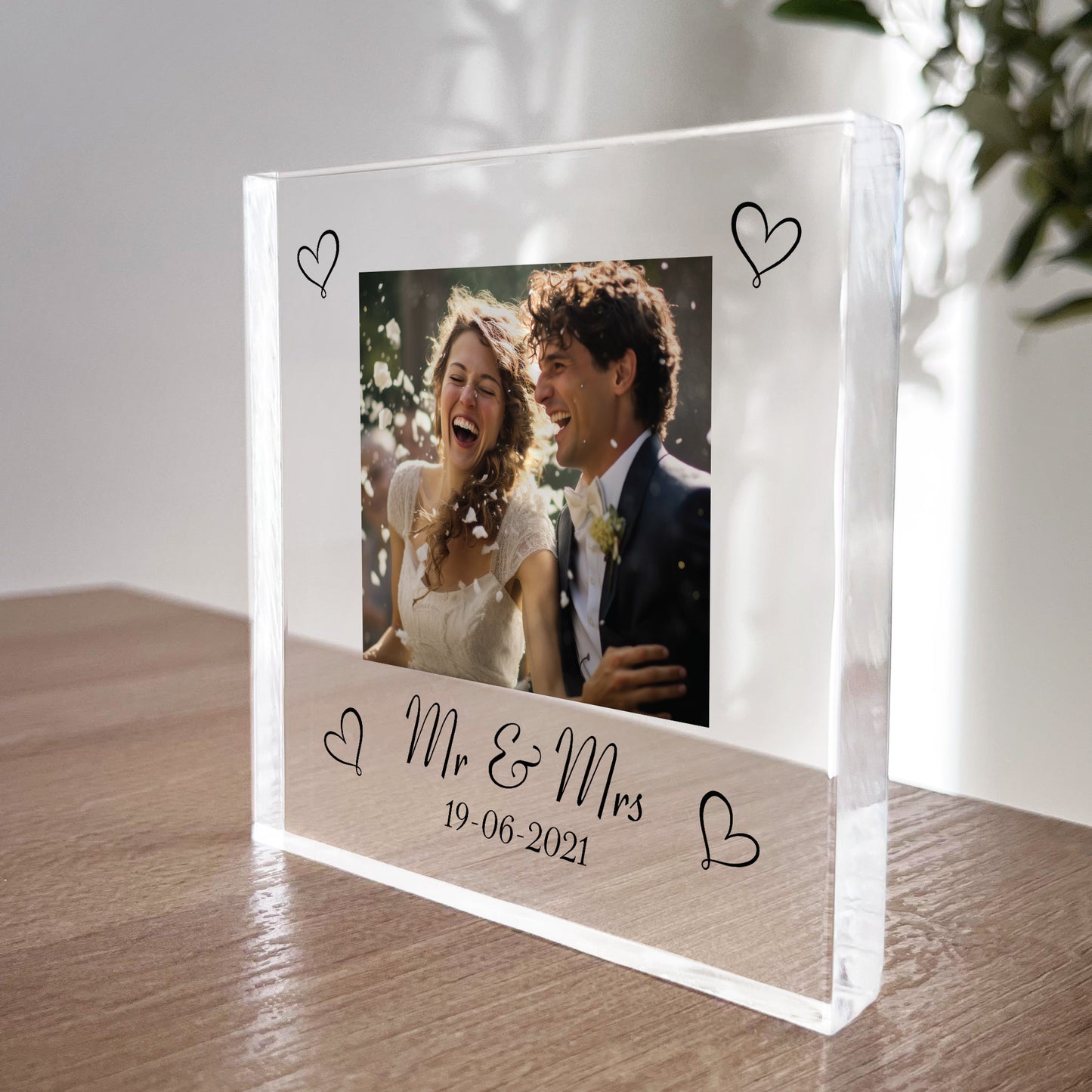 Personalised Mr And Mrs Plaque Wedding Gifts Wedding Day Gift