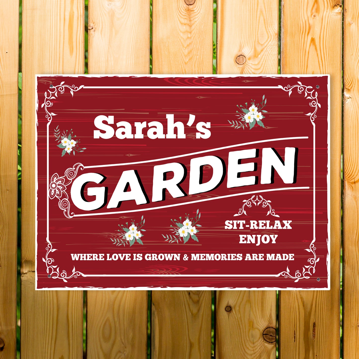 Personalised Garden Signs and Plaques for Outside Garden Signs