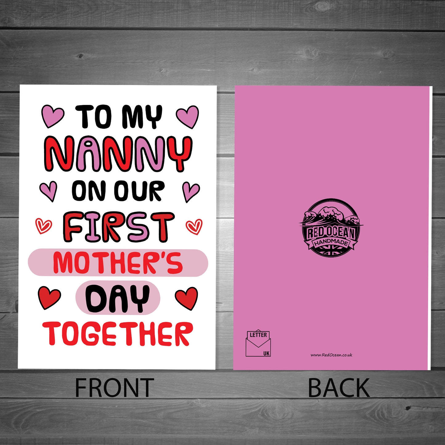 1st Mothers Day Card For Nanny, 1st Mothers Day As Nanny Card