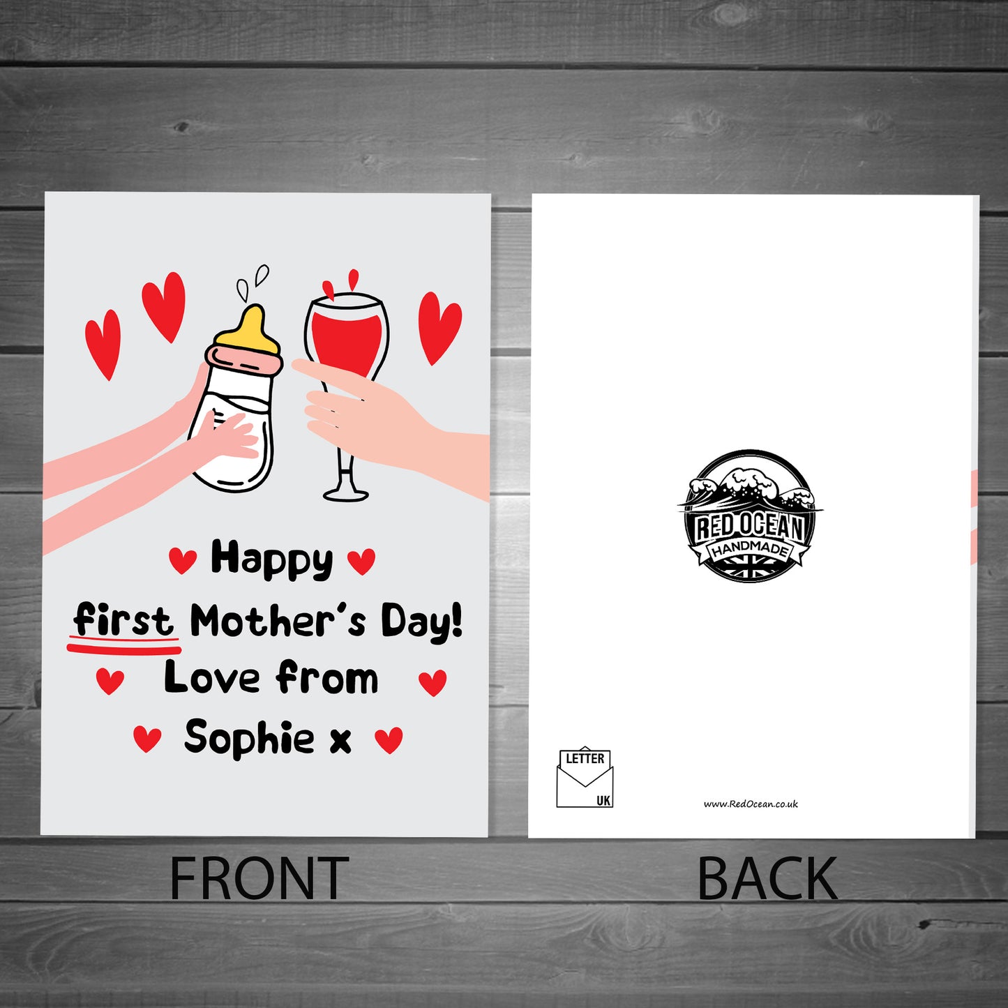 1st Mothers Day Card New Mum Card Personalised Mothers Day Card