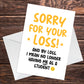 Funny Leaving School Nursery Card For Teacher Goodbye Card