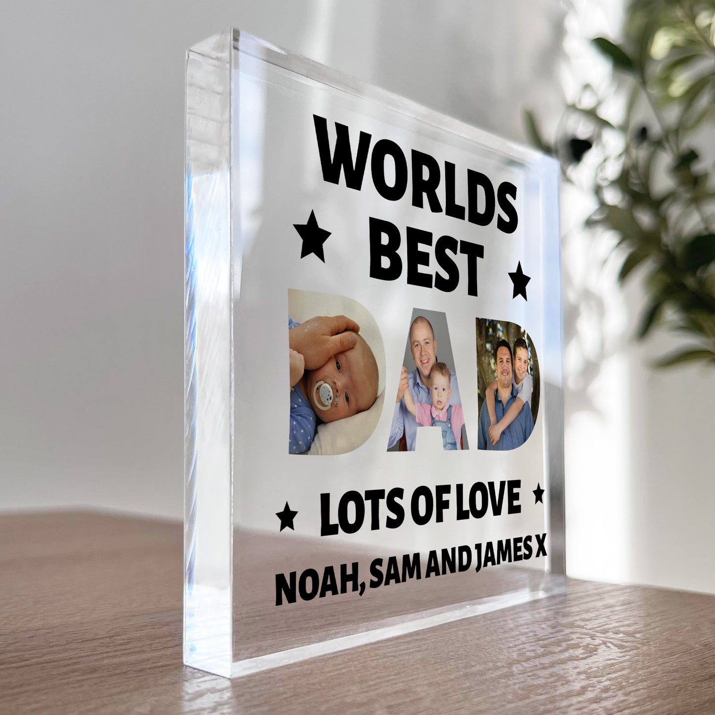 Personalised Fathers Day Gift DAD Pictures Presents For Dad
