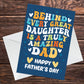 Funny Fathers Day Card From Daughter Fathers Day Card