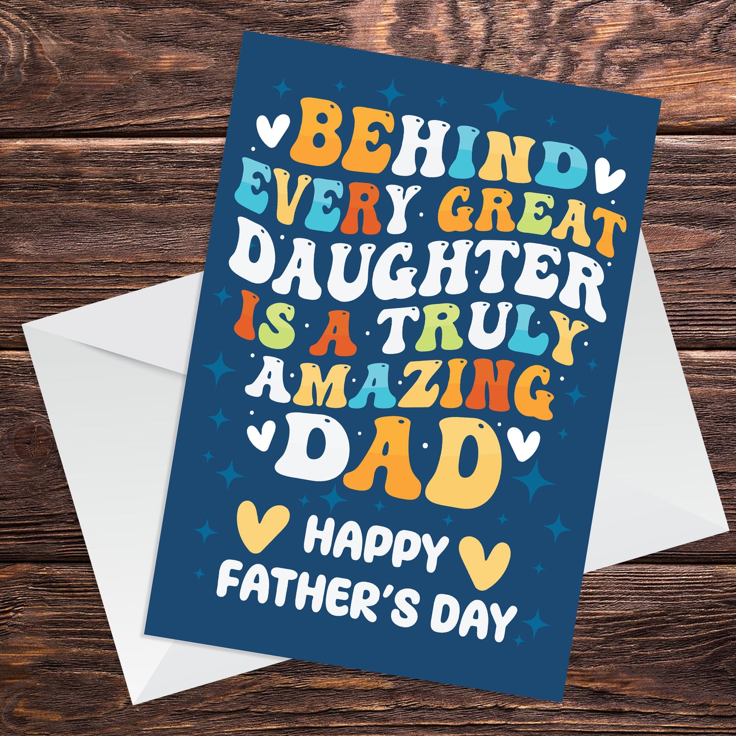 Funny Fathers Day Card From Daughter Fathers Day Card