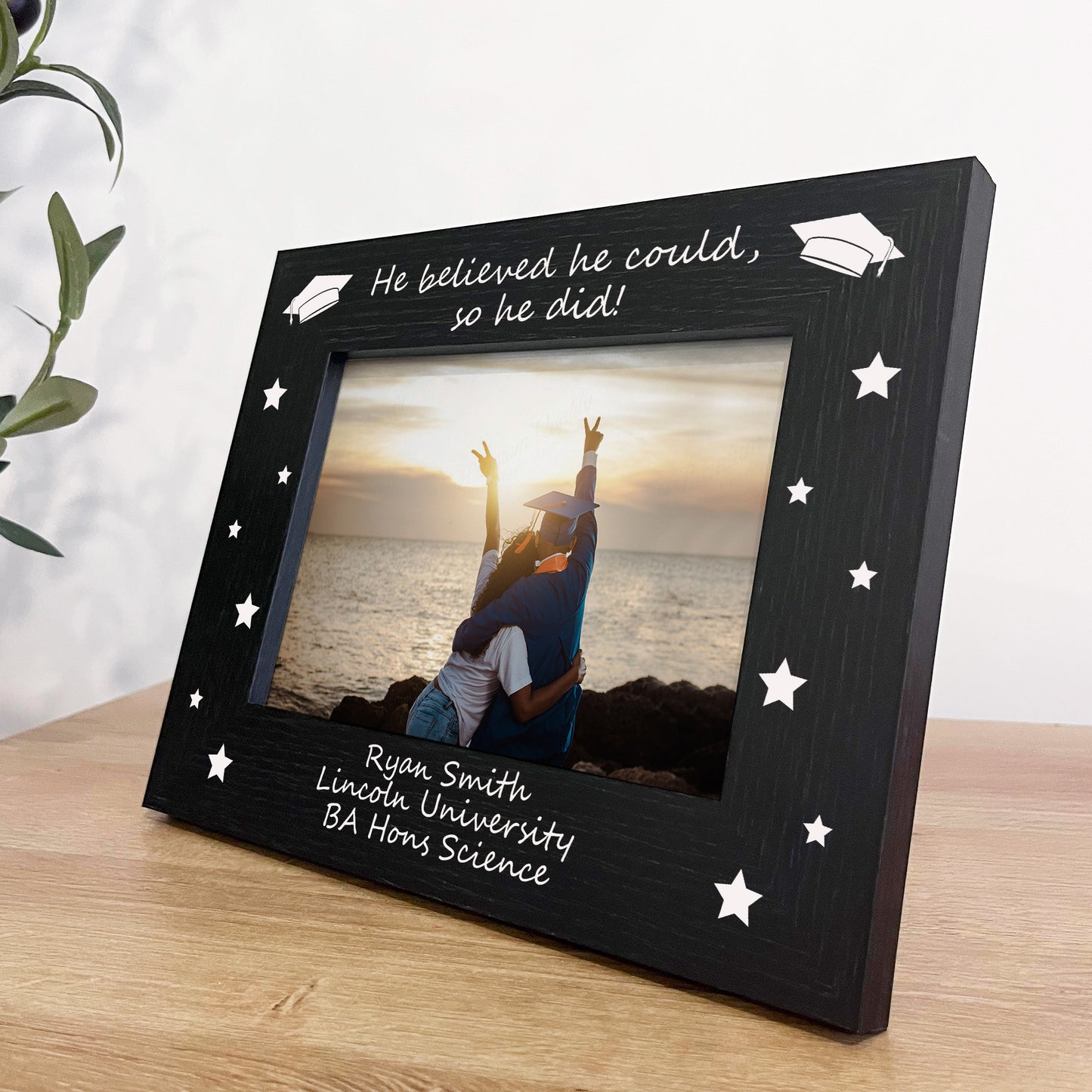 Personalised Graduation Gifts Personalised 7x5 Photo Frame Gift