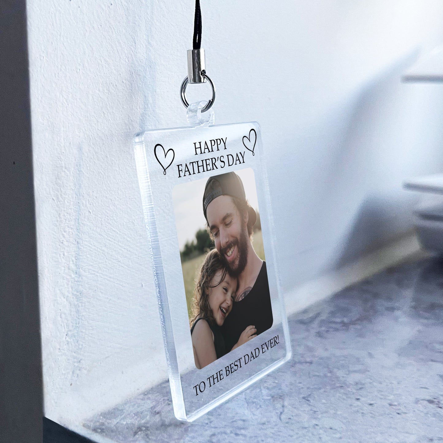 Personalised Fathers Day Gifts For Dad Photo Keyring Dad Gifts