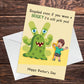 Funny Humour Step Dad Card Fathers Day Card With Envelope