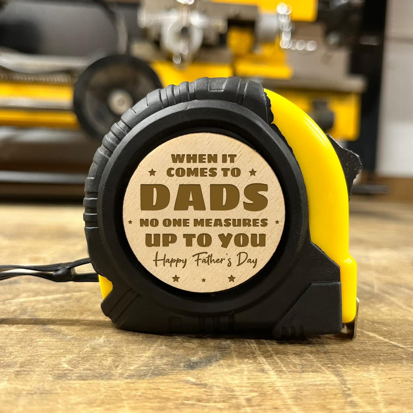 Personalised Fathers Day Gift For Dad Tape Measure Tool Gift