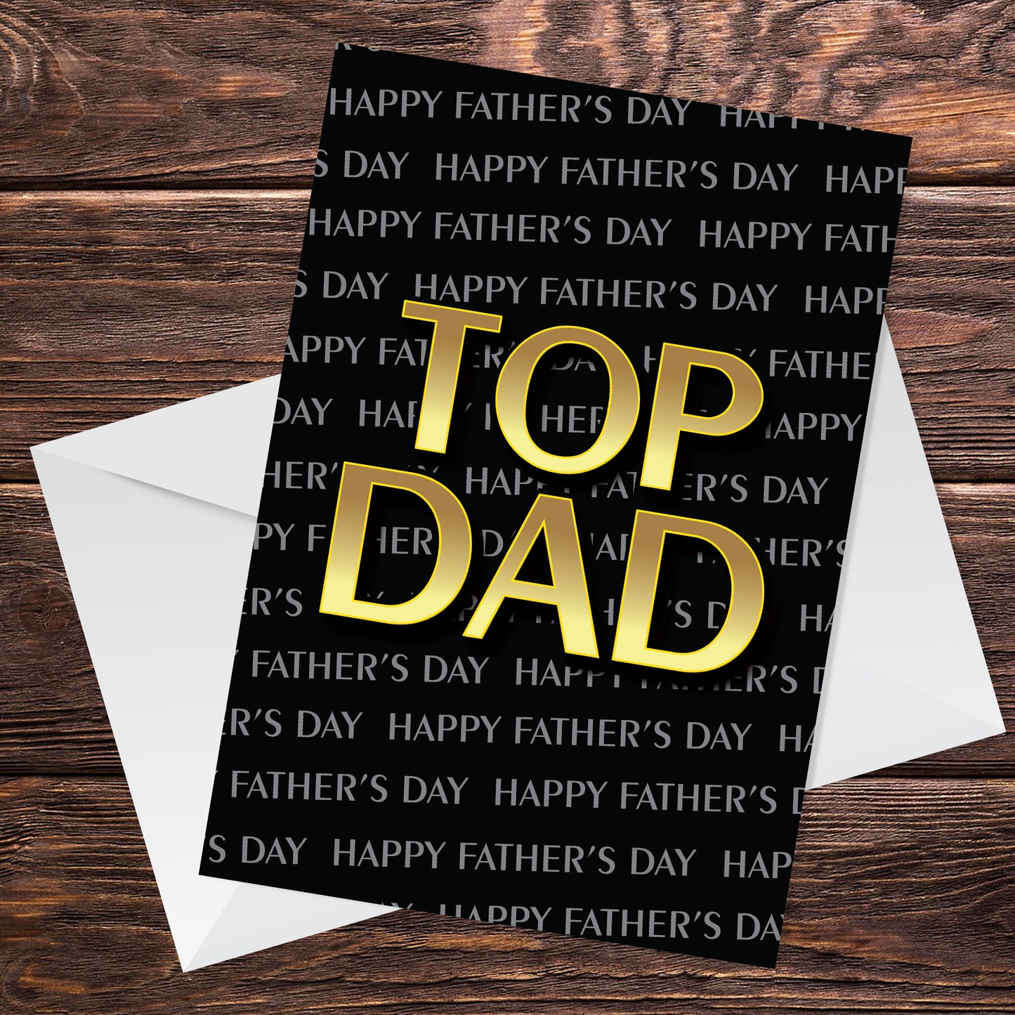 Fathers Day Card For Dad TOP DAD CARD From Daughter Son