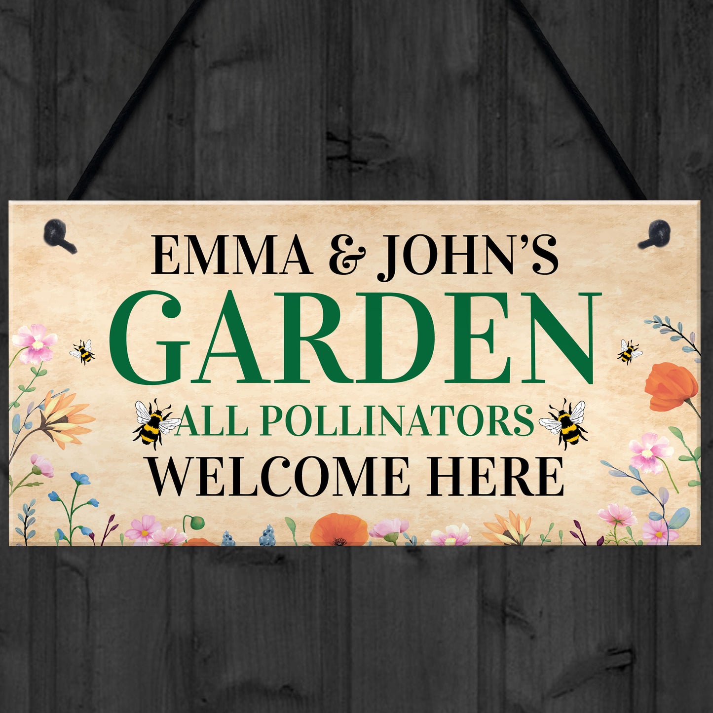 Personalised Garden Signs and Plaques for Outside Garden Signs