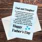 Fathers Day Cards From Daughter Dad Daughter Peom Card