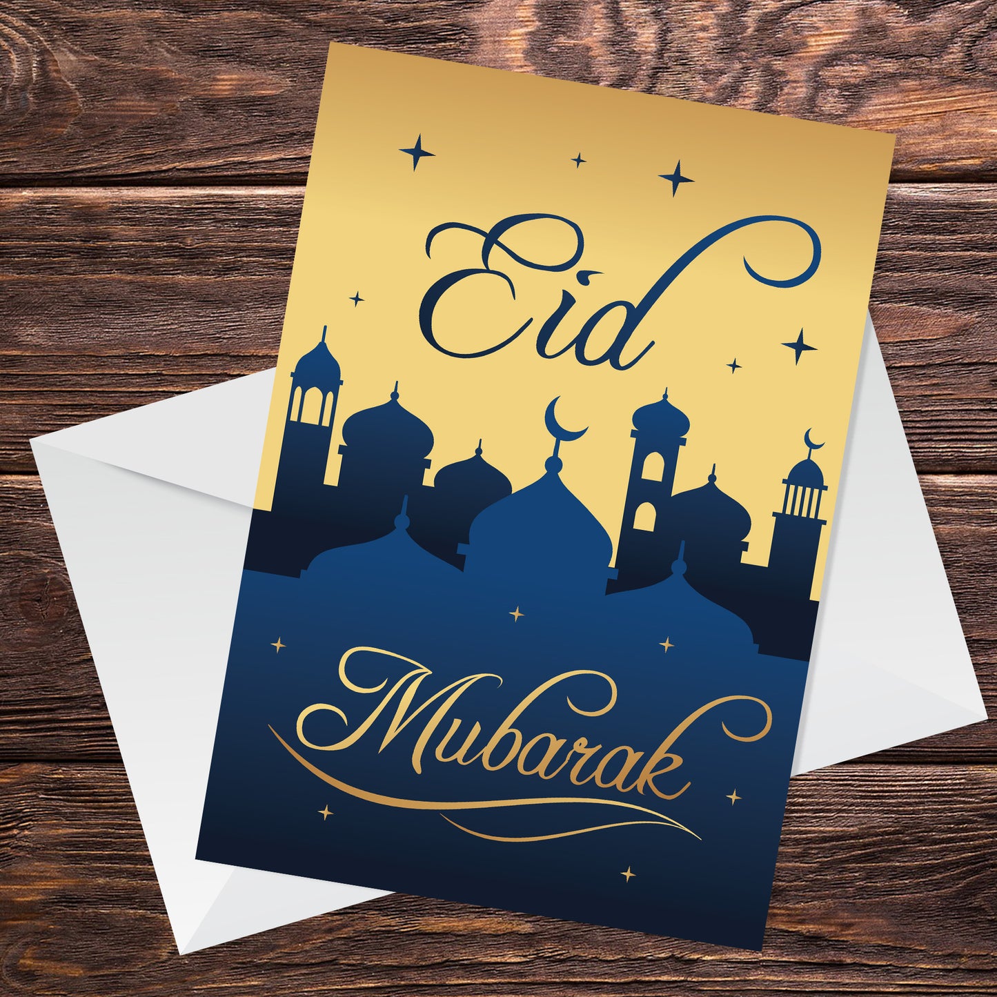 Happy Eid Mubarak Card RamadanGreetings Card For Family